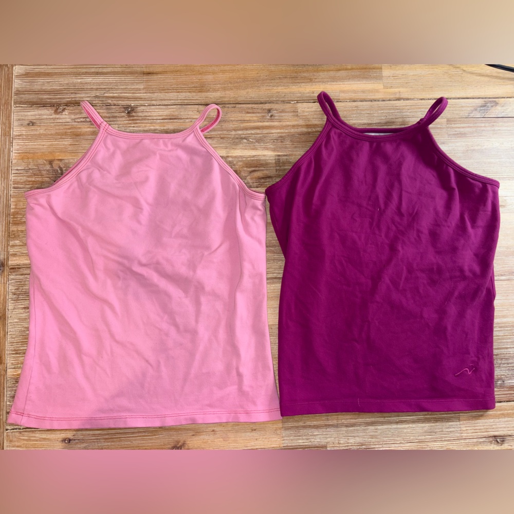 Pink and Purple Tank Tops